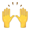 Raised Hands emoji